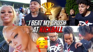 I BEAT MY CRUSH AT KICK BALL MUST WATCH [upl. by Ashley8]