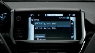 Application ViaMichelin  Peugeot 208 Connect Apps  wwwfelinecc [upl. by Otilesoj467]