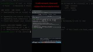 How to install Node js with NVM Fedora KDE tutorial fedora nvm nodejs [upl. by Eimam]