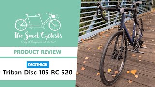 The best bike under 1k Decathlon Triban 105 RC 520 Review  feat Shimano 105  TRP HYRD [upl. by Enivid]