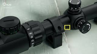 CVLIFE Scope 624x50 AOE Red and Green Illuminated Gun Scope Optics with 20mm Mount [upl. by Sialac]