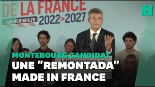 Candidat pour 2022 Montebourg promet une quotremontadaquot industrielle salariale et écologique [upl. by Ahseuqal781]