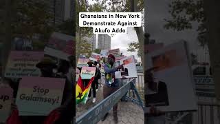 Ghanaians in New York Demonstrate Against Akufo Addo ghana stopgalamsey fixthecountry akufoaddo [upl. by Lahpos330]