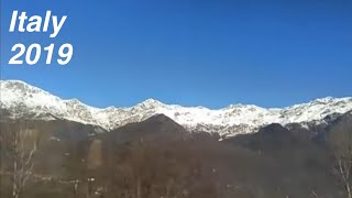 Bardonecchia Oulx Susa Turin Piedmont to Milan Lombardy Christmas 2019 Italy [upl. by Rehpetsirhc]