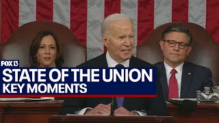 Highlights from President Bidens fiery 2024 State of the Union address [upl. by Diann]