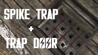 Spike Trap and Trap Door  How to Use It  Wasteland Workshop  Fallout 4 [upl. by Niu110]