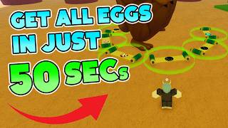 GET ALL EGGS IN JUST 50 SECONDS  The Hunt Event  Shindo Life [upl. by Ave]