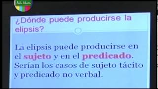 La elipsis un procedimiento gramatical para la cohesión Lengua 1º año [upl. by Noit]