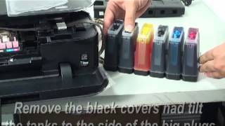 Continuous ink supply system Installation for Canon MG6360 MG5460 [upl. by Yeldarb]