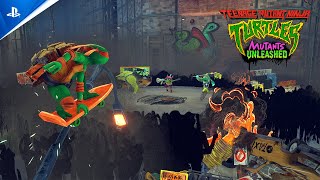 Teenage Mutant Ninja Turtles Mutants Unleashed  Gameplay Trailer  PS5 amp PS4 Games [upl. by Anidualc]