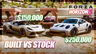 Forza Horizon 5  Built vs Stock NEW 992 GT3 RS [upl. by Chretien]