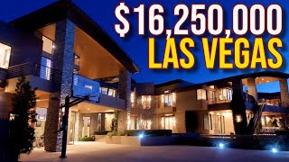 Inside 16250000 Las Vegas Mega Mansion [upl. by Ynohtona42]