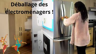 🥳🤩DU NOUVEAU FRIGOFOURLAVEUSESECHEUSELAVEVAISELLEVLOG électroménager daylyvlog [upl. by Ayhdiv]