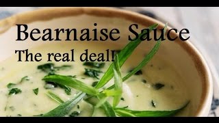 Authentic Bearnaise Sauce  Bearnaise tutorial  Step by Step French Recipe [upl. by Nyrat]