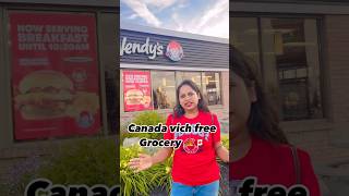 Canada Vich free grocery 🇨🇦🍁 canadavisa canada thecanadavlogs [upl. by Rosabella]