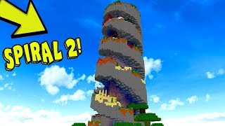 O MUNDO DO MINECRAFT FICOU ASSIM PARKOUR SPIRAL 2 [upl. by Ariamat331]