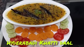 Hyderabadi Authentic Khatti daal RecipeTasty Hyderabadi RecipeSadath Cooking World [upl. by Aizek]