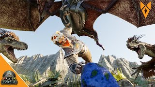 Stealing Deinonychus Eggs With Ease  Ark Fjordur Monarky S2E4 [upl. by Edas]