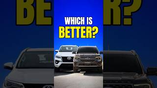 Toyota Fortuner Vs Ford Everest  Which Is Worth Buying shorts toyota ford [upl. by Adihaj]