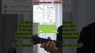 4 semplici accordi per suonare quotI tuoi particolariquot di Ultimo Facile no shorts tutorial [upl. by Zack]