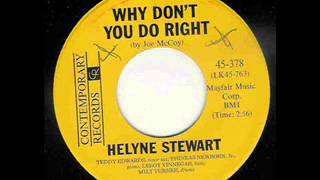 HELYNE STEWART WHY DON T YOU DO RIGHT CONTEMPORARY 45 RPM [upl. by Orgell831]