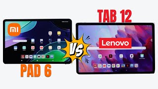 Lenovo Tab P12 vs Xiaomi Redmi Pad 6  Comparison Video [upl. by Atniuqal]