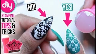 Nail Stamping Tutorial for Beginners Tips amp Troubleshooting [upl. by Critchfield]