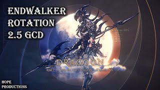 Endwalker Dragoon Rotation FF XIV Level 90 [upl. by Osrick]