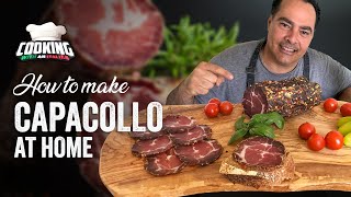 How to MAKE Capocollo  Capicolo at home CURE and AGE authentically by an Italian [upl. by Dualc829]