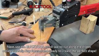 How to make wood carving swallows with BUCKTOOL  DIY creative tutorial [upl. by Nesmat]