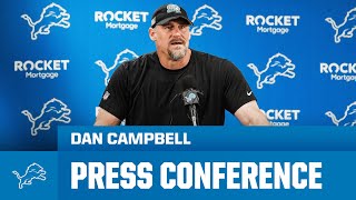 Dan Campbell Press Conference  September 2 2024 [upl. by Suiddaht]