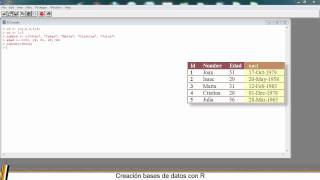 CREACION BASES DE DATOS CON R [upl. by Tades]