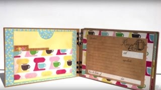 DIY Recipe Book With the Carta Bella Homemade with Love Collection [upl. by Guillermo]