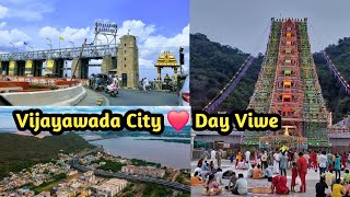 Vijayawada City View  Andhra Pradesh  Buttyfull MyVijayawada City  Prakasam Barrage  DurgaTemple [upl. by Corley115]