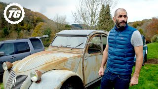 Chris Harris drag races his glorious old Citroën 2CV  Chris Harris Drives  Top Gear [upl. by Sikko674]