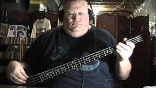 Huey Lewis and the News Stuck With You Bass Cover [upl. by Aubigny]