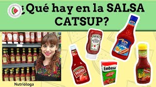 ¿Qué hay en la salsa catsup comercial [upl. by Nylecsoj]