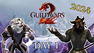 First Day of Playing Guild Wars 2 in 2024 [upl. by Zetrac]