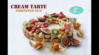 Cream Tarte  Foodtrend 2018  Herztarte zum Valentinstag [upl. by Lajib]