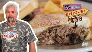 Guy Circles Back for Comfort Food at Palm Springs Café  Diners DriveIns and Dives  Food Network [upl. by Lankton181]