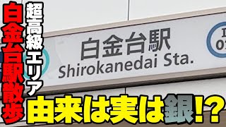 【白金台駅散歩】地名の由来はプラチナじゃなくて銀だった！？高級エリアの東京都港区の白金台駅周辺を歩きました【Walking around Shirokanedai Station】 [upl. by Anegal]