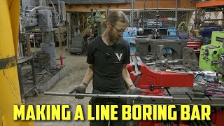 Making a Line Boring Bar  Arbor Press Restoration [upl. by Anivram326]