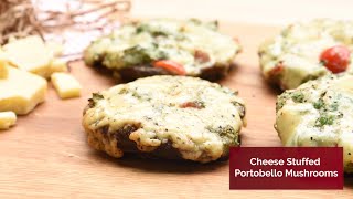 Cheese Stuffed Portobello Mushrooms [upl. by Rayna]