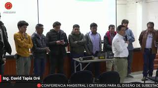 🔴CONFERENCIA  CRITERIOS PARA EL DISEÑO DE SUBESTACIONES ELÉCTRICAS DE POTENCIA DE MEDIA TENSIÓN [upl. by Ridgley528]