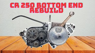 Honda CR250  Bottom end rebuild step by step  Watch and learn [upl. by Coleman328]