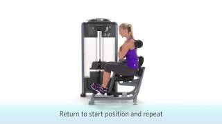 Precor  Discovery Series Selectorized Line DSL313 Back Extension Instructional Video [upl. by Pettifer834]