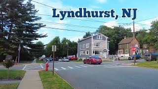 Walk tour in Lyndhurst New Jersey USA  Some of the streets from the high school to Greenway 1 [upl. by Betz]