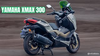 NEW 2024 YAMAHA XMAX 300 REVIEW TECH MAX SHOWN [upl. by Drofhsa]