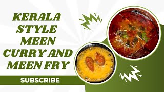 KERALA STYLE MEEN CURRY AND MEEN FRY  AYALA MULAKITTATHU MEEN CURRY RECIPE IN TAMIL [upl. by Adley479]