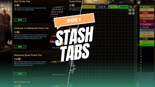 Stash Tabs In Path Of Exile [upl. by Aehta]